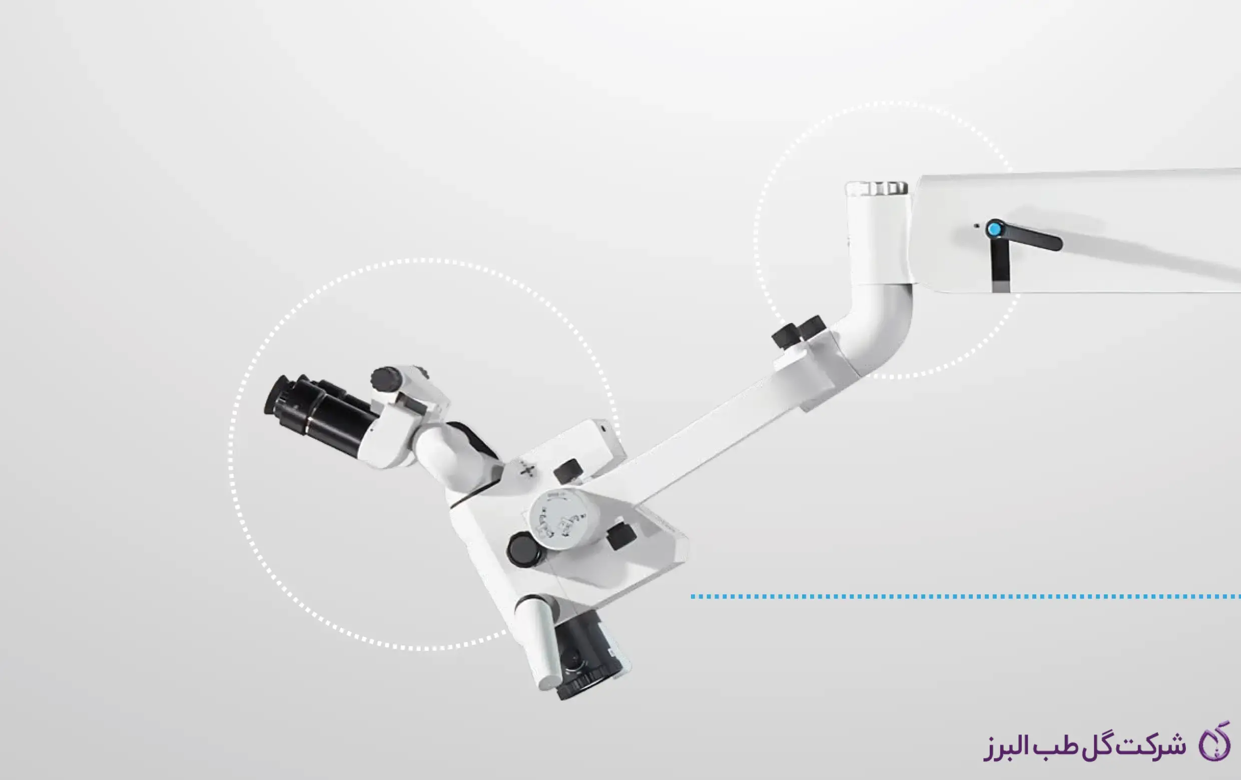 عملکرد مکانیکی بازوهای میکروسکوپ دندان پزشکی